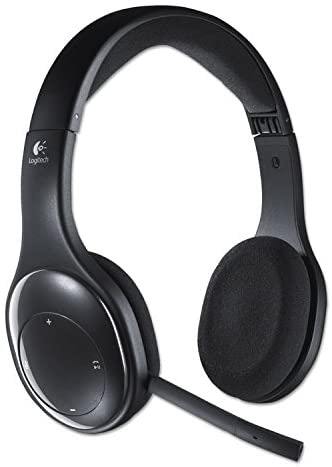 Logitech 981000337 H800 Binaural Over-The-Head Wireless Bluetooth Headset, 4 ft Range, Black