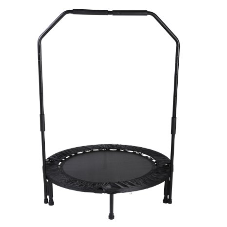 Sunny Health and Fitness 40 Foldable Trampoline with Bar