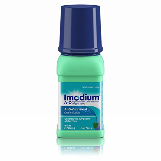 Imodium A-D Anti-Diarrheal, Liquid, Mint Flavored, 4 oz