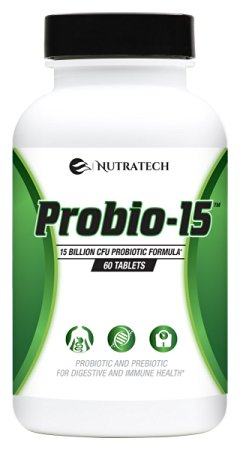 Probio-15 - Promote Digestive and Colon Health While Improving Immune function with this Powerful Probiotic and Prebiotic with Patented Ingredients.