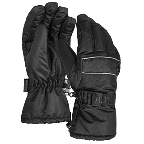 Terra Hiker Waterproof Ski Gloves, Thermal Thinsulate Gloves for Winter Sports