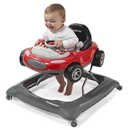 Stork Craft Mini-Speedster Activity Walker, Red