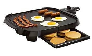 Faberware Family-Size 14" x 14" Griddle, Black