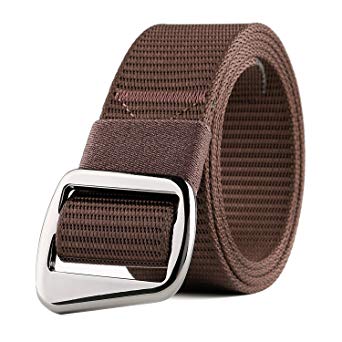 JASGOOD Men's Nylon Military Style Casual Army Outdoor Tactical Webbing Buckle Belt