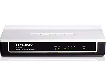 TP-LINK TL-R460 Advanced 4-Port Cable/DSL Router, 1 WAN port, 4 LAN ports