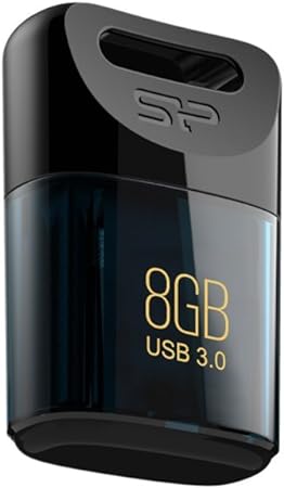 シリコンパワー USBメモリ 8GB USB3.2 (USB3.1/USB3.0/USB2.0互換) 小型 防水 防塵 耐衝撃 Mac対応 Jewel J06 SP008GBUF3J06V1D