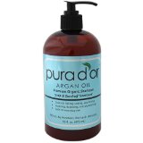 pura dor Argan Oil Premium Organic Shampoo Scalp and Dandruff Treatment 16 Ounce