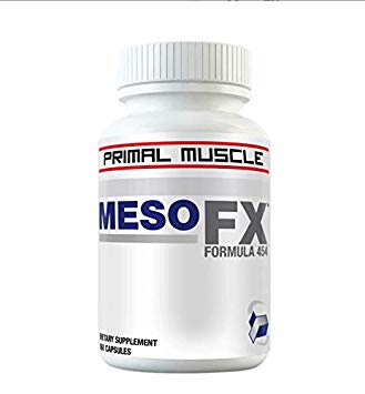Primal Muscle MesoFX Formula 454 – Premium Anabolic Muscle Builder Supplement for Men – Testosterone Booster Bodybuilding Supplements for Muscle Mass Gain - 168 Capsules