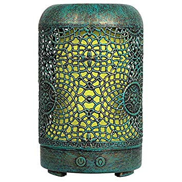 Pure Essential Oil Works LED Ultrasonic Aroma Diffuser, Patina