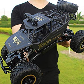 LightInTheBox RC Car 1:12 Scale 4WD Rock Crawlers Off -Road / Rock Climbing Car 4 CH/2.4G Brushless Electric with Flashlight / Waterproof / Shockproof Boys' Suprise Gift