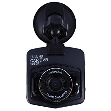AutoLover® Mini Car DVR Camera Full HD 1080P DCR Detector Recorder Camcorder Parking Recorder Dash Cam Video G-sensor Night Vision (Black)