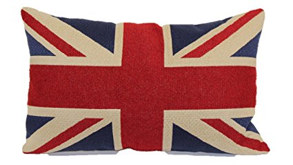 Brentwood Originals 8377 Union Jack Tapestry Toss Pillow, 13-Inch