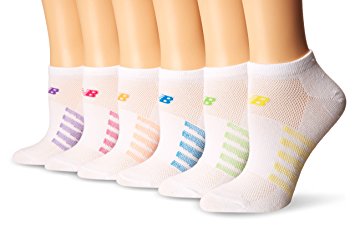 New Balance Unisex 6 Pack No Show Lifestyle Socks