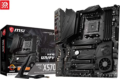 MSI MEG AMD X570 Unify AM4 ATX DDR4-SDRAM Motherboard