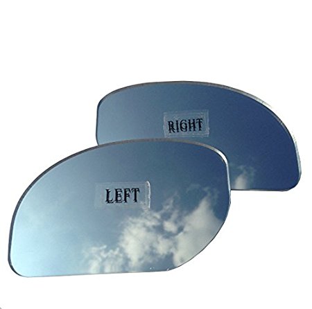 Blind Spot Mirrors. Unique design Car Mirror for blind side / Door mirrors engineered by Utopicar for larger image and traffic safety. Awesome rear view! [frameless, stick-on design] (2 pack)