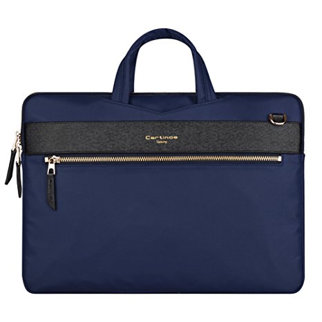 YiYiNoe Professional Ultrathin Handbag for Macbook Sleeve for Air Pro Retina Display 11 12 inch Laptop Bag for Women Blue