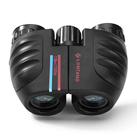 Compact Shock Proof Binoculars for Kids 8x21 with High-Resolution Real Optics, Best Gift for Boys & Girls Toys 3-12 Year Old