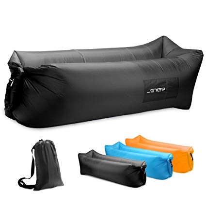 JSVER Inflatable Lounger Air Sofa with Portable Package for Travelling, Camping, Hiking, Pool and Beach Parties