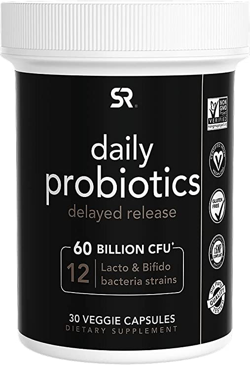 Probiotics Supplements - Storage Stable - Vegan - Veggie Capsule - GMO Tested - Men and Women