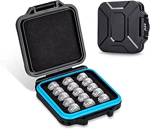 LR44 Battery Case Holder Storage,Water-Resistant Anti-Shock,Coin Cell Battery Case for 15x LR44 AG13 CR44 SR44 357 303 L1154 A76,LR44 Button Round Battery Holder Case,Coin Cell Battery Not Included