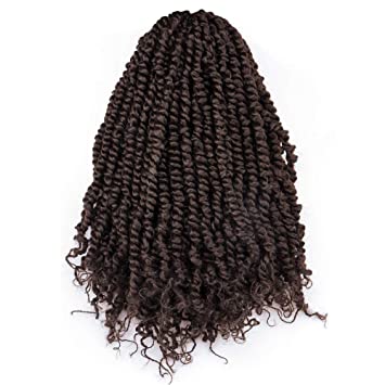 Toyotress Tiana Passion Twist Hair Pre-Twisted 8 Packs 12 strands/pack) Pre-Looped Passion Twists Crochet Braids Made Of Bohemian Hair Synthetic Braiding Hair Extension (14 Inch (Pack of 8), 4)