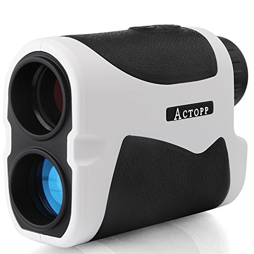 ACTOPP 600/550 Yards Golf Rangefinder with Scaning Speed Golf Scanning Jolt Golf Slope Correction Angle Height Horizontal Distance Measurement Function Perfect for Golf Hunting and Racing