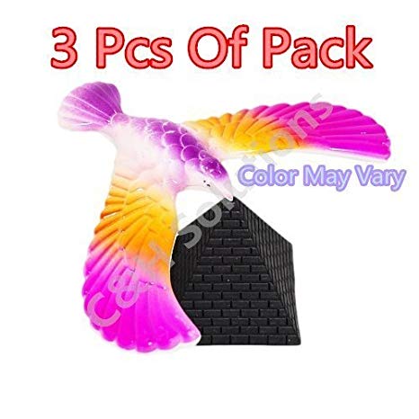 Amazing Balancing Bird with Triangle Stand - CNH (Color May Vary) Pack of 3