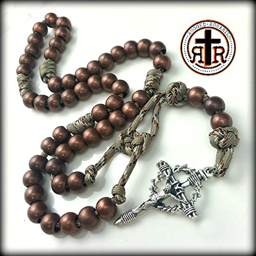 Rugged Paracord Rosary - Copper Rattlesnake