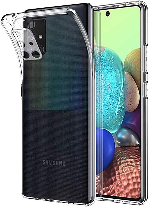 Galaxy A71 5G SM-A716U Case,Full Cover Resistant Anti-Dirt Portable Easy to Install Back Bumper Protective Soft TPU Case Cover Skin for Samsung Galaxy A71 5G SM-A716U