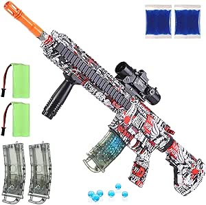 Electric Gel Ball Blaster, Splatter Gel Ball Blasters Shooting Toy Automatic Gel Ball Toys Shooting Games 14