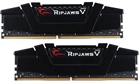 G.SKILL 32GB (2 x 16GB) Ripjaws V Series DDR4 PC4-25600 3200MHz Desktop Memory Model F4-3200C14D-32GVK