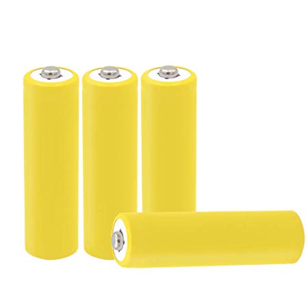 4-Pack AA Battery Placeholder Cylinder AA Size Hot Dummy Fake Battery Setup Shell