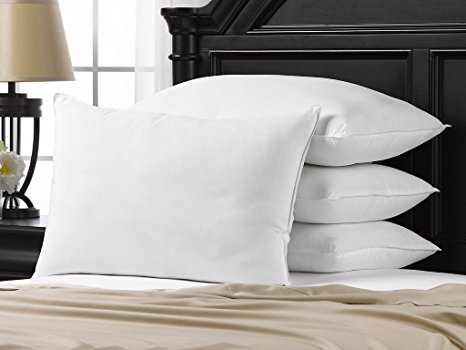 Ella Jayne Collection Microfiber Gel Filled Pillows - 4-Pack - Queen Size - Gel-Fiber Filled Pillows