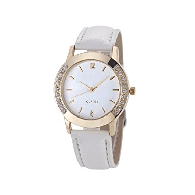 Women watch,SMTSMT Women's Diamond Quartz Wrist Watch-White