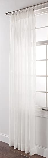 Stylemaster Splendor Pinch Pleated Patio Panel, 96" by 84", White