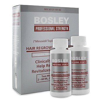 Hair Regrowth Treatment, Extra Strength For Men- Two Month Supply 2- Bottles/FN220115/2 oz// by Bosley