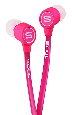 SOUL Electronics SP05PN K-Pop Ultra High Performance In-Ear Headphones, Pink
