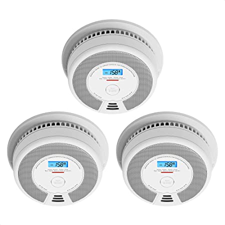 X-Sense 10-Year Battery Combination Smoke Carbon Monoxide Detector Alarm (Not Hardwired) with CO Readings, Complies with UL 217 & UL 2034 Standards