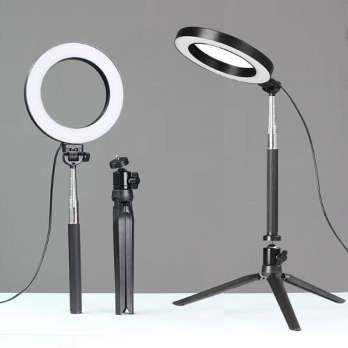 LED Ring Light Dimmable 5500K Lamp Photography Camera Photo Studio Phone Video