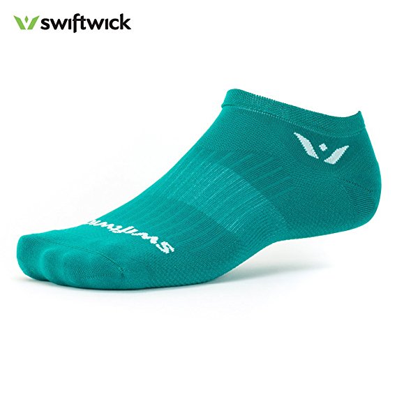 Swiftwick ASPIRE ZERO, No-Show Socks for Running