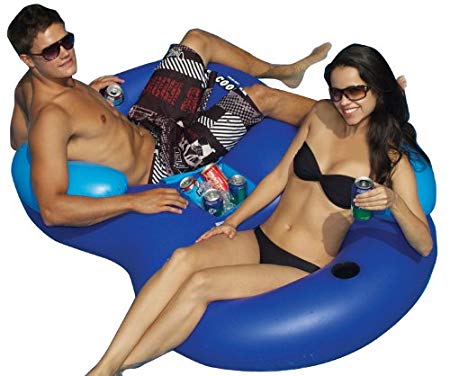 Solstice by Swimline Double Tube Cooler Float