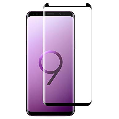 Galaxy S9 Screen Protector [2-Pack], [CASE-Friendly] Tempered Glass Screen Protector Compatible with Samsung Galaxy S9 - Black