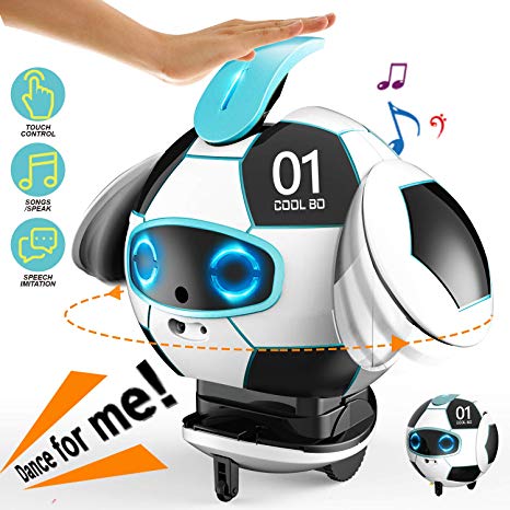 TIKTOK Robots for Kids, 2020 NEW Smart Robot Touch Deformation and Recorder & Voice Change Control Robot Toy, Chirstmas Gifts Talking Singing Dancing 3 4 5 6 7 8 9 year olds and up for Boys Girls