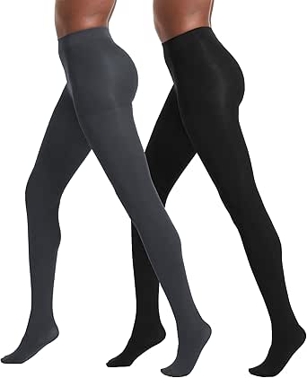 No Nonsense Women's Super Opaque Control Top Tights