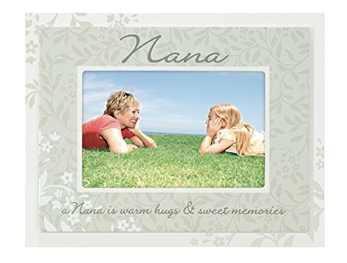 Malden International Designs Nana Double Layer Wood Picture Frame, 4x6, Cream