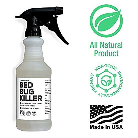Bed Bug Spray By Killer Green - Best Non-Toxic All Natural Killer and Treatment of Bedbugs.(16 fl. oz)