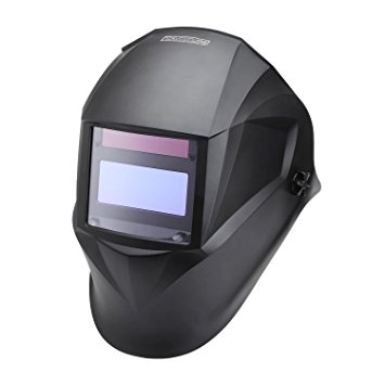 Auto Welding Helmet, Tacklife PAH02D Auto Darkening Welding Helmet with Solar Powered, 4 Premium Sensors and Wide Shade Range 4-8/9-13 for All Welding Application