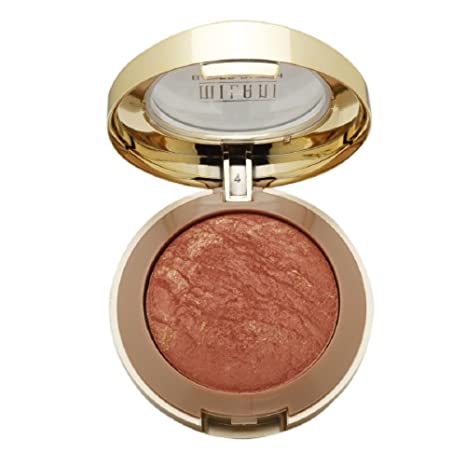 Milani Baked Powder Blush, Rose D'oro [02] 0.12 oz (Pack of 2)