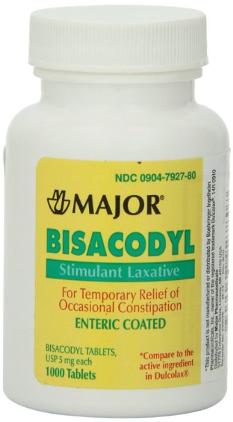 Bisacodyl Tablets 5 Mg - 1000