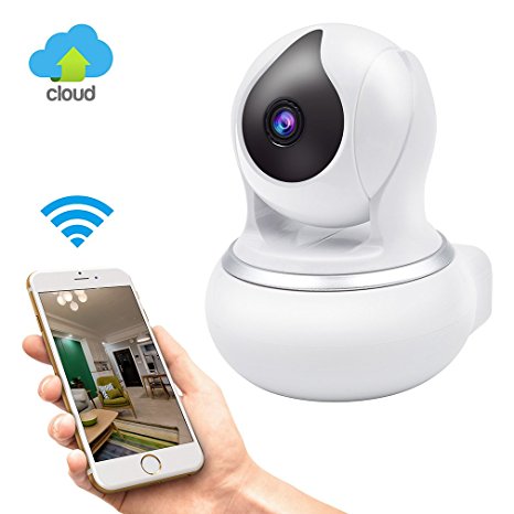 Wireless GERI IP Security Camera WIFI Surveillance indoor camera baby room vision Pan/Tilt/Zoom System 720p HD Night Vision Cloud Service Available